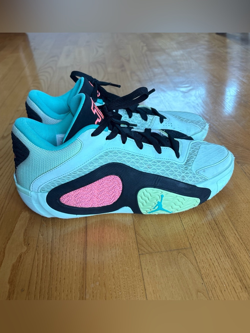 Nike Air Jordan Tatum 2 Basketball Shoes Vortex Mint Black Pink Sneakers Men's 8